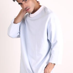 blue sweatshirt